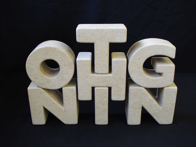 nothing 1, limestone, SOLD