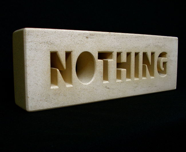 nothing 6, limestone, SOLD