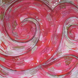 Pink swirl