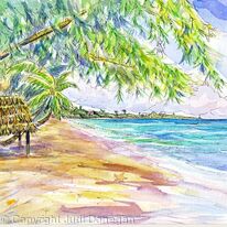 Hammock on beach