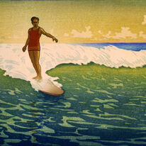 Hawaii Surf Sunset