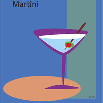 Martini in Blue