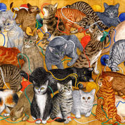 Cats with wool 2
