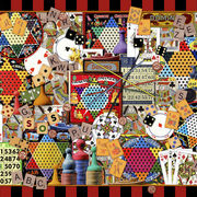 Cards Dice and Game Boards