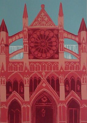 Westiminster Abbey (burgundy)