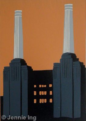 Battersea Power Station (ochre)
