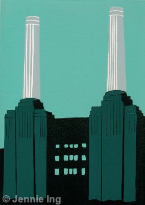 Battersea Power Station (turquoise)