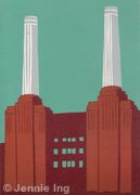 Battersea Power Station (burgundy II)