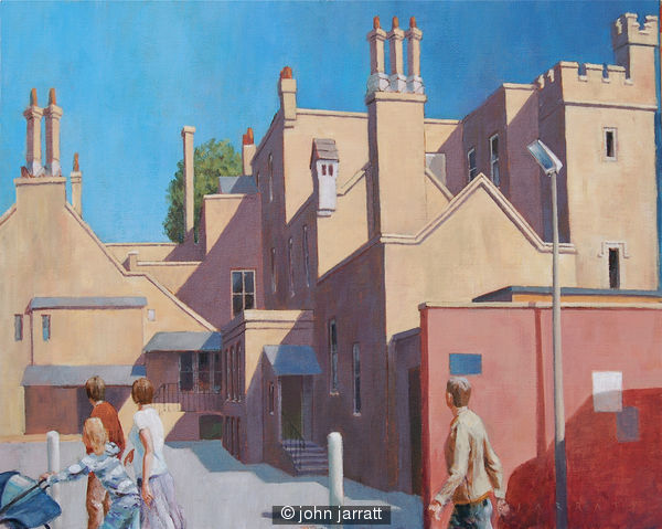 Backs II: behind  Oaklands College