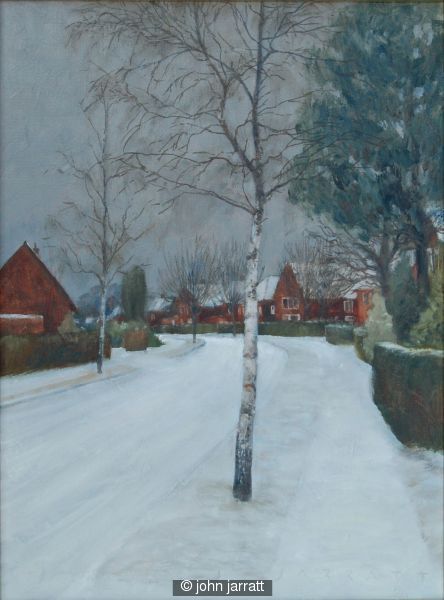 Fearnley Road under snow