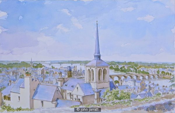Saumur from the Chateau