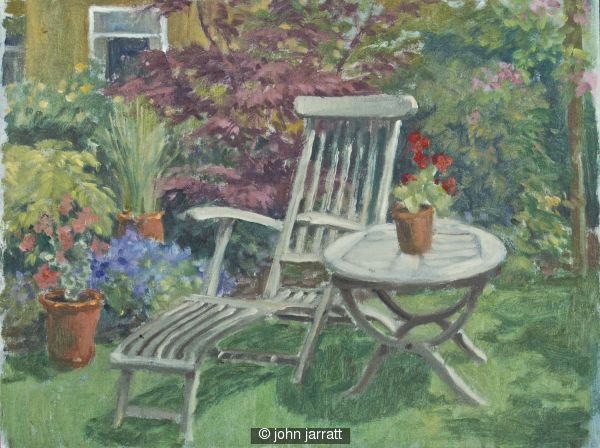 In the garden