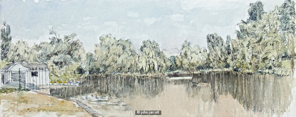 Stanborough Lakes towards evening