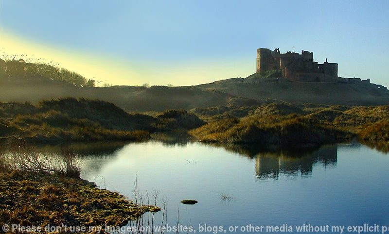 Bamburgh Castle Sunset