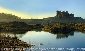 Bamburgh Castle Sunset