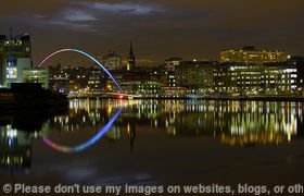 Newcastle Quayside in Winter