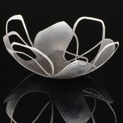 raised,etched and pierced bowl