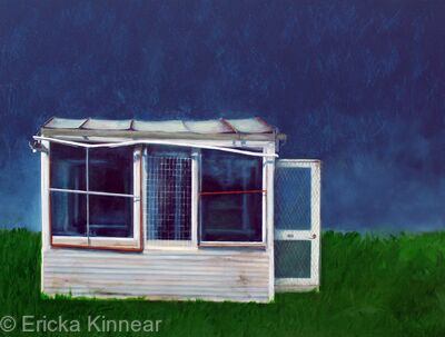 Prize Winning Shed Painting