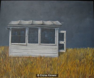 Shed with Autumn Grass