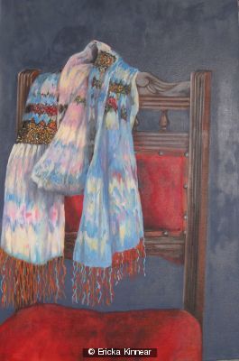 Scarf and Irish Chair