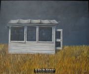 Shed with Autumn Grass
