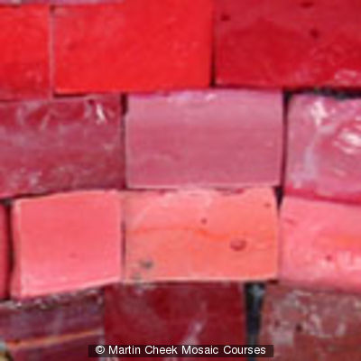 Italian Smalti Briquettes: Reds, Pinks and Flesh Tones