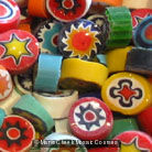 Millefiori Opaque: 6-7mm