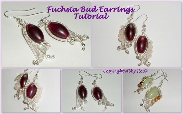 Fuchsia Bud Earrings Tutorial