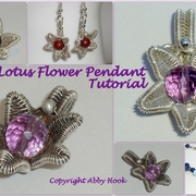 Lotus Flower Pendant Tutorial