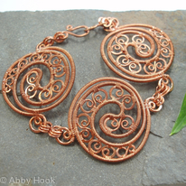 Boudica - Triple Celtic Disc bracelet