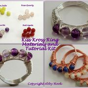 Kiss Kross Ring Materials and Tutorial Kit