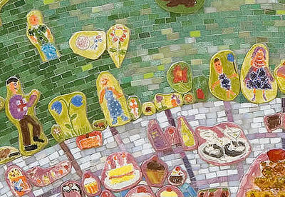 Mixed Emotions Mosaic (Detail)