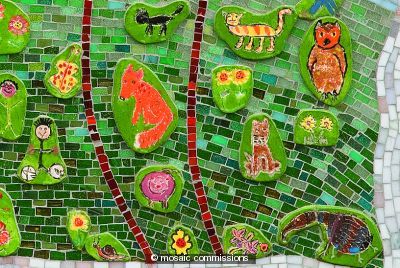 Morehall Primary School Mosaic (Detail)