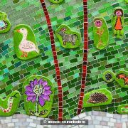 Morehall Primary School Mosaic (Detail)
