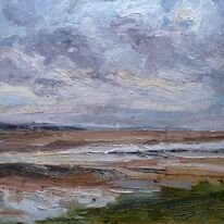 Ribble estuary Lytham low tide