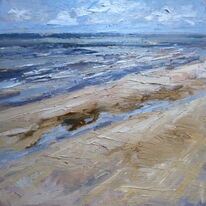 Incoming tide Formby Point