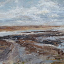 late evening ribble estuary