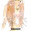Rory lion was really fed up with long hair. (Original watercolour sketch).