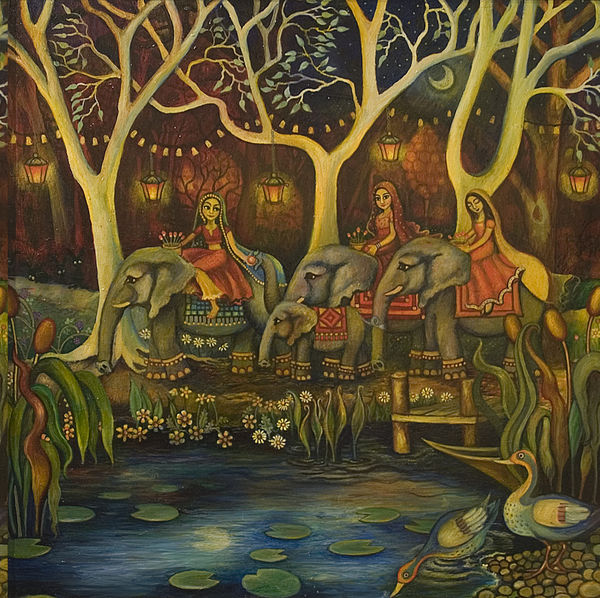 Elephants Afoot on a Mid Summers Eve