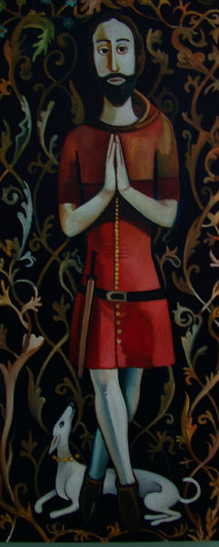 Based on the Effigy of Walter de Helyon from the parish church at Much Marcle 14th Century