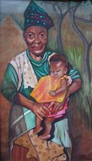 Grandmother and child (The missing generation)