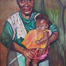 Grandmother and child (The missing generation)