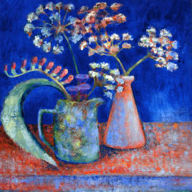 Hedge Flowers Still Life