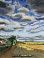 Fields near Little Blakenham, Suffolk (Artist's ref 0112FI)