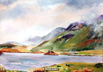 Lake Cregennan Cader Idris Dolgellau Wales