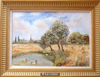 Cornfields  duckpond