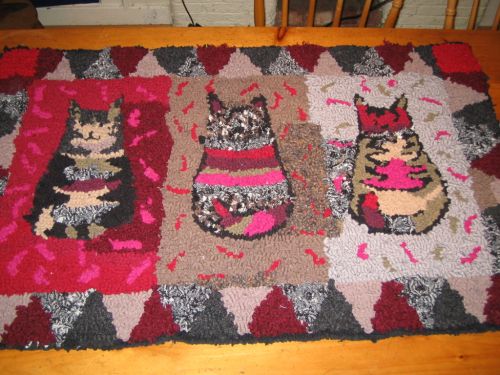 three cats