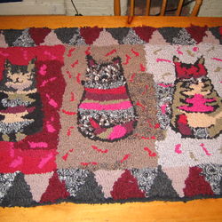 three cats