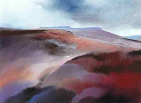 309 Carl Wark  Higgar Tor from Burbage Brook