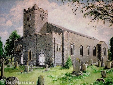 Coniston Parish Church, Cumbria. U.K.